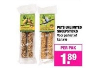 pets unlimited snoepsticks