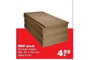 fcs mdf plaat