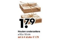 houten onderzetters