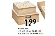 houten box