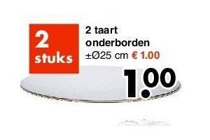 2 taart onderborden