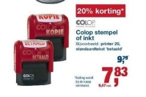 colop stempel of inkt
