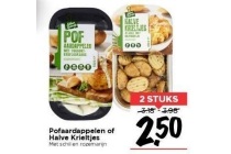 pofaardappelen of halve krieltjes