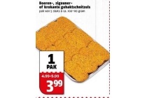 boeren zigeuner of krokante gehaktschnitzels