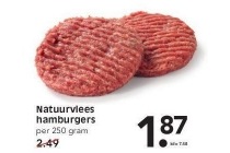 natuurvlees hamburgers