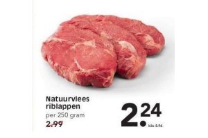 natuurvlees riblappen