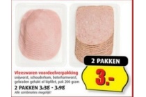 vleeswaren voordeelverpakking