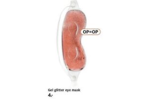 gel glitter eye mask