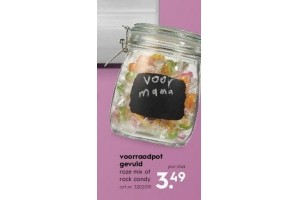 voorraadpot gevuld