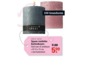 spaas rustieke buitenkaars