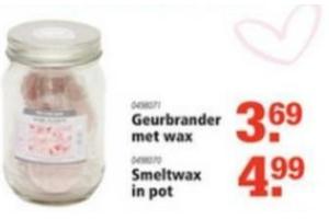 smeltwax in pot