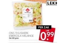 ons thuismerk ijsbergsla melange