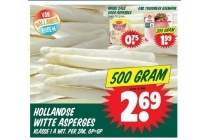 hollandse witte asperges
