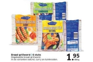 braad grillworsten