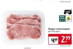 magere varkenslappen