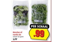 mesclun of rucola sla