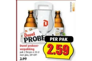 duvel probeerverpakking