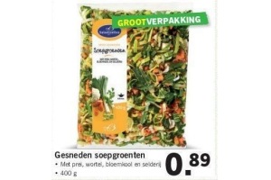 gesneden soepgroenten