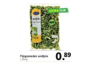 fijngesneden andijvie