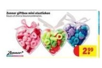 zenner giftbox mini elastieken nu eur2 99 per stuk