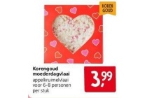 korengoud moederdagvlaai