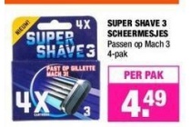 super shave 3 scheermesjes