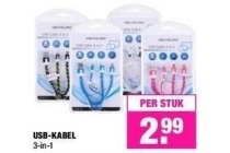 usb kabel 3 in 1