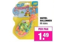 water ballonnen