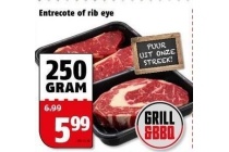 entrecote of rib eye