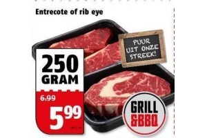 entrecote of rib eye