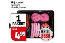bbq schotel