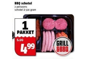 bbq schotel