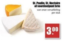 st paulin st nectaire of voordeelpunt brie