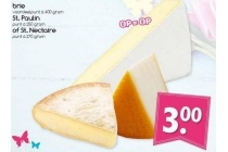 brie st paulin st nectaire