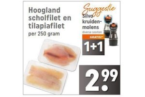 hoogland scholfilet en tilapiafilet