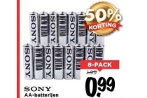 sony aa batterijen