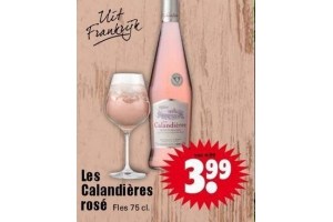 les calandieres rose nu eur3 99 per fles
