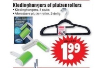 kledinghangers of pluizenrollers nu eur1 99 per stuk