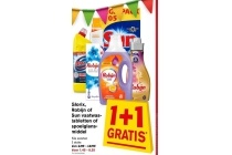 alle glorix robijn of sun vaatwastabletten of spoelglansmiddel