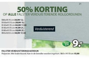 falster verduisteringsgordijnen nu 50 korting