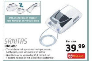 sanitas inhalator nu eur39 99 per stuk