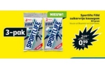 sportlife filld kauwgom nu eur0 99 per 3 pak