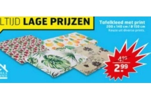 tafelkleed met print nu eur2 99 per stuk