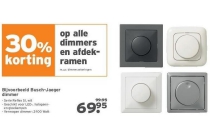 alle dimmers en afdekramen