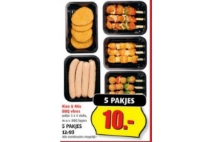 kies en mix bbq vlees