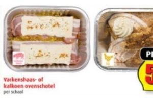 varkenshaas of kalkoen ovenschotel