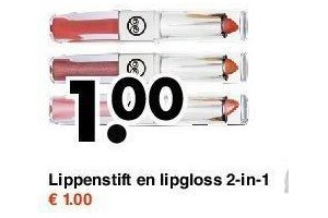 lippenstift en lipgloss 2 in 1