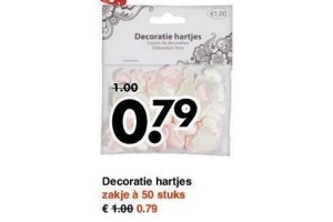 decoratie hartjes