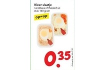 kleer slaatje