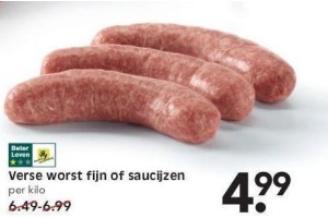 verse worst fijn of saucijzen